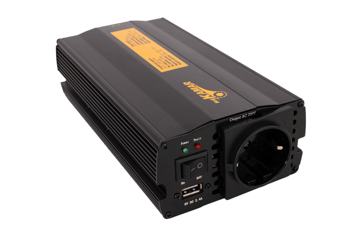 Spenningsomformer 12V/230V (600/1200W) KAMAR E1924