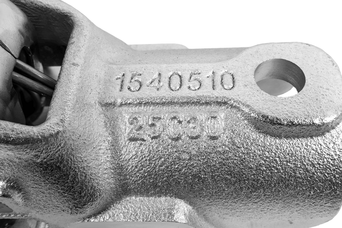 WINTERHOFF WW 350-RB-K1414 kulekobling for 3500 kg tilhenger med 50 mm rørdrag, støpejern