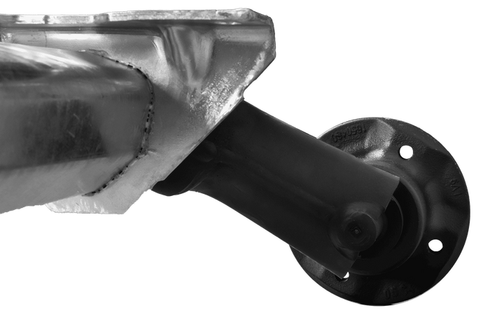 AL-KO OPTIMA ubremset aksel for tilhenger 750kg 1350mm 1840mm 4x100