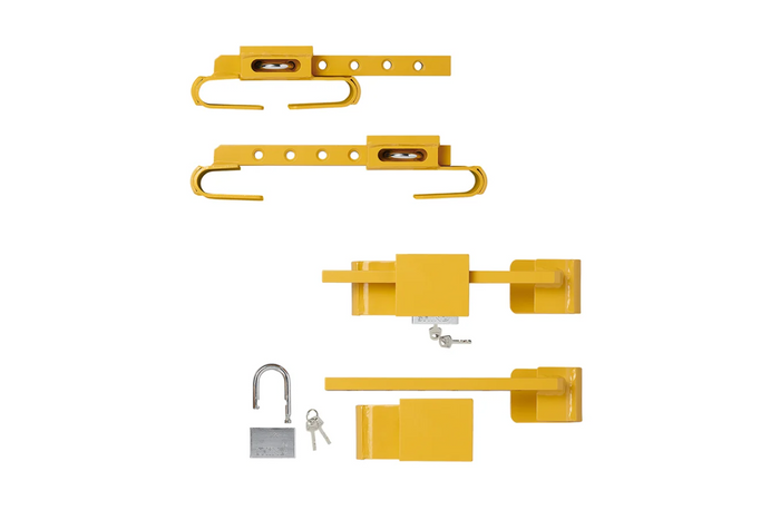 Tyverisikring for containerhenger ProPlus 381341V01 justerbar lås 23-42cm