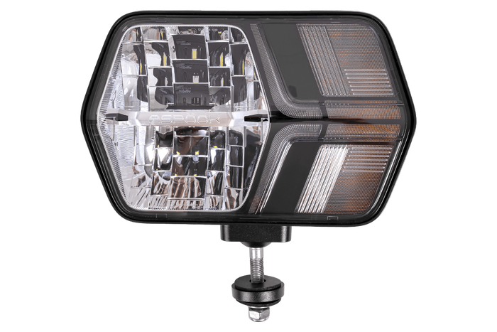 ASPÖCK LuxLED II LED-frontlykter 7 funksjoner 6-pinners DEUTSCH DT06-6S venstre+høyre