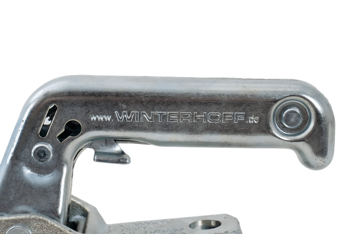 WINTERHOFF WW30-D3-K1414 kulefeste for en 3000 kg tilhenger med 50 mm rørdrag, støpejern