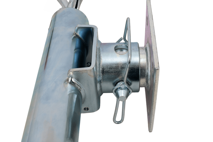 Komplett sveivstøtte S.170033 + adapter S.29317 SIMOL for 1300 kg tilhenger