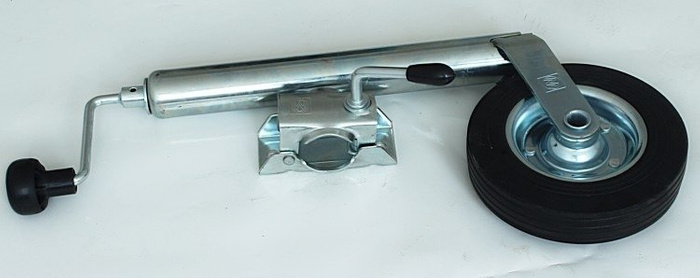 Støttehjul med klemme WINTERHOFF ST48-200VB+KLE48 150kg 48mm 505-725mm