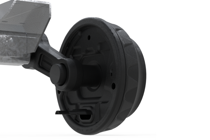 KNOTT VGB18 bremseaksel for tilhenger / bergingsbil 1800kg 1140/1248mm 1700mm 5x112