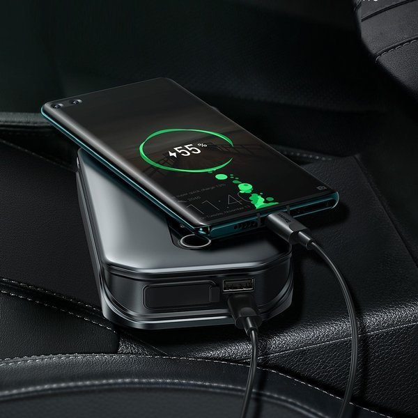 Power Bank starter BASEUS Super Energy Pro Power Bank 12000mAh med 12V startfunksjon