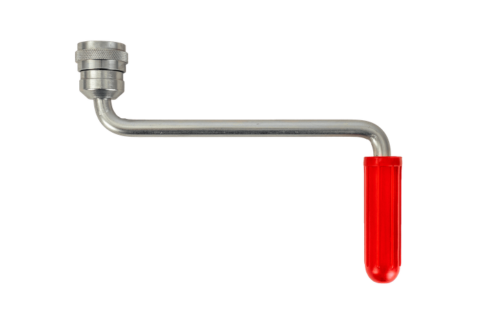 Vinsj, håndvinsj for AL-KO trekkbilhenger 450kg med 6m belte, brems og automatisk avvikling