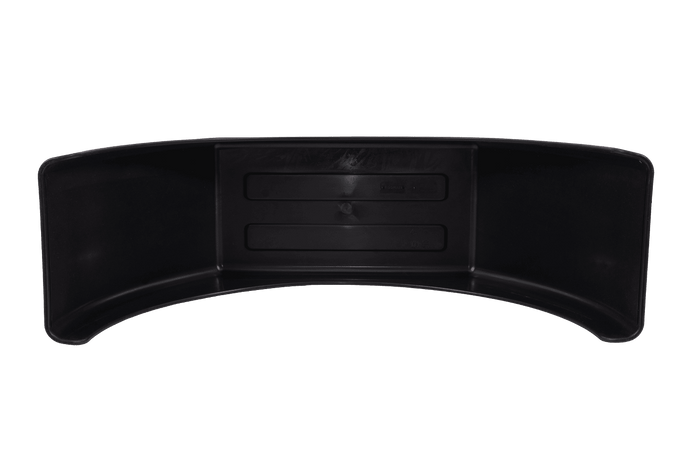 Tilhengerskjerm 15-17,5" DOMAR DK3114 flat hjulbue 950/300 mm med hvite detaljer