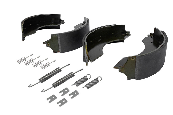 Bremsesko for aksler AL-KO 230x60 med et sett UNITRAILER fjærer