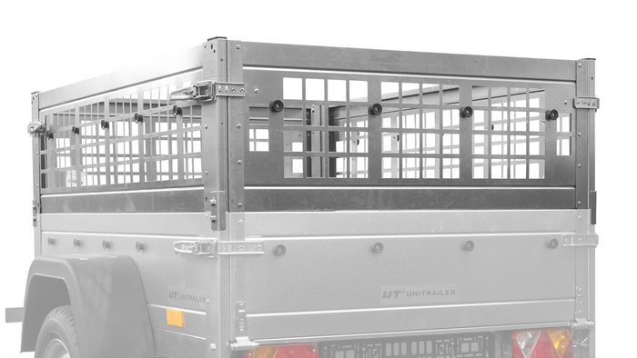 Nettingsider for UNITRAILER GARDEN TRAILER 150 KIPP tilhenger