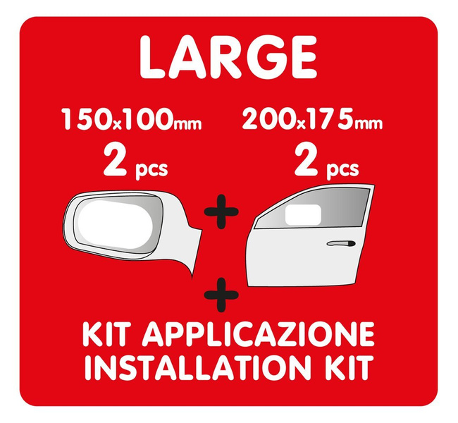 Regntrekk for speil og vinduer CLEAR-VIEW LARGE