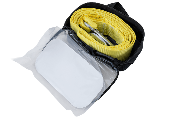 Slepetau med kroker UNITRAILER slepestropp 3m/50mm/3t gul