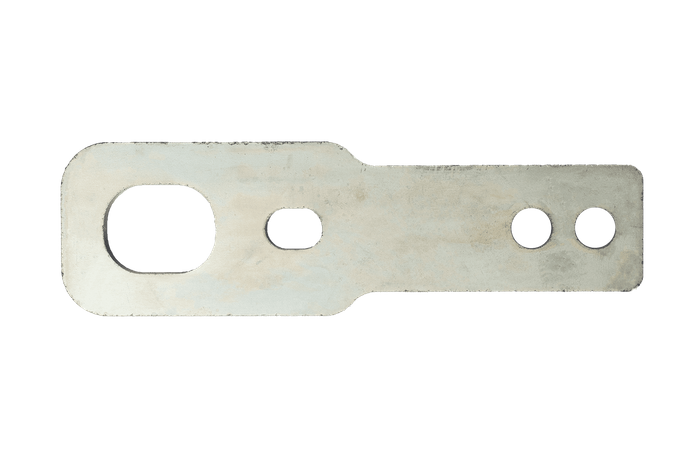 Krokholder for feste av UNITRAILER transportbelter, lengde 183,5 mm