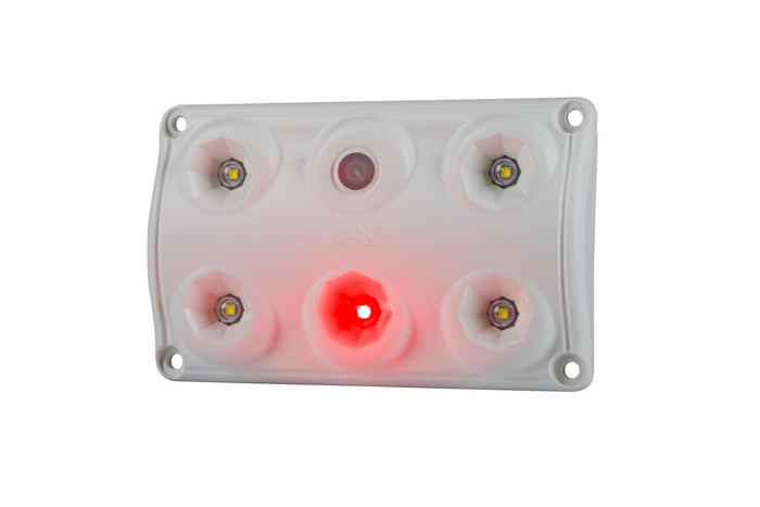 HORPOL LWD2157 LED 900lm innvendig billampe med bryter og rød diode