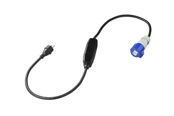 Schuko/CEE-adapterkabel ProPlus 373589V01DE differensialsikring 150 cm