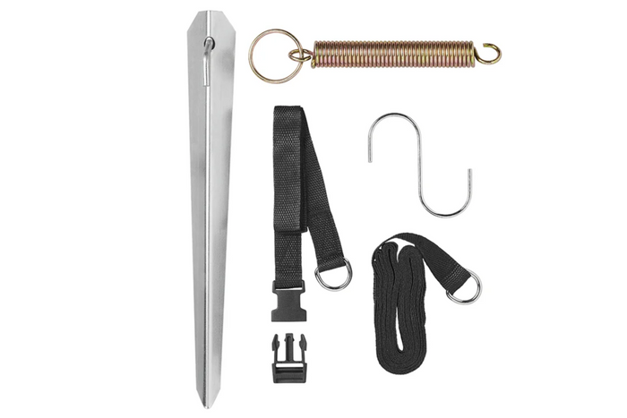 Sett med tre ProPlus 361724 stormstropper for 3x5m markiser og campingmarkiser