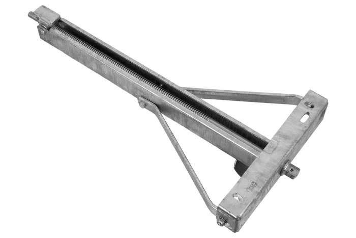 KNOTT 6X1197.007 uttrekkbar hjørnestøtte for tilhenger 1100 kg 498 mm