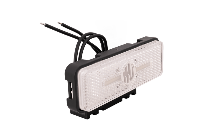 WAŚ W254 2035 LED hvit universalmarkeringslampe med holder