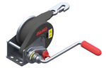 Vinsj, håndvinsj for AL-KO trekkbilhenger 450kg med 6m belte, brems og automatisk avvikling