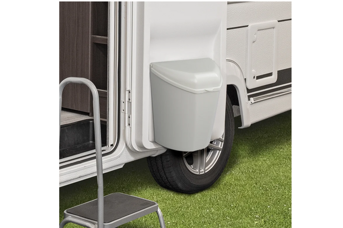 ProPlus 370402 avfallsbeholder med lokk for tilhengere, campingvogner, 6 l