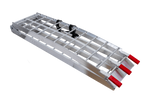 UNITRAILER ALR002 sammenleggbar rampe aluminiumsrampe for tilhenger 221 cm 340 kg med belte