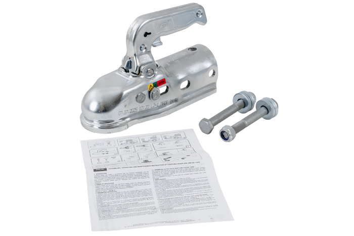 STEELPRESS BC-3000.1D-00-00+Z3 kulekobling for 3000 kg tilhenger med 35-50 mm rørformet dragstang