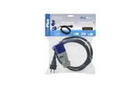 Adapter med jordet støpsel og CEE-uttak 16A ProPlus 373527DE kabel 150cm