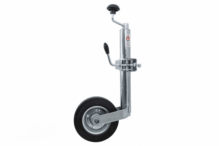 Støttehjul med klemme UNITRAILER 150kg 48mm 505-730mm