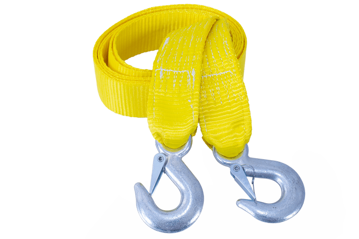 Slepetau med kroker UNITRAILER slepestropp 3m/50mm/3t gul