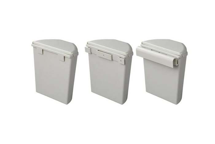 ProPlus 370402 avfallsbeholder med lokk for tilhengere, campingvogner, 6 l