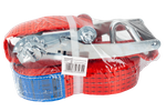 UNITRAILER 8m/50mm/5t rødt transportbånd med strammer