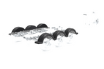 Skjerm for båthenger 13" DOMAR D20422S hjulbue 830/240mm