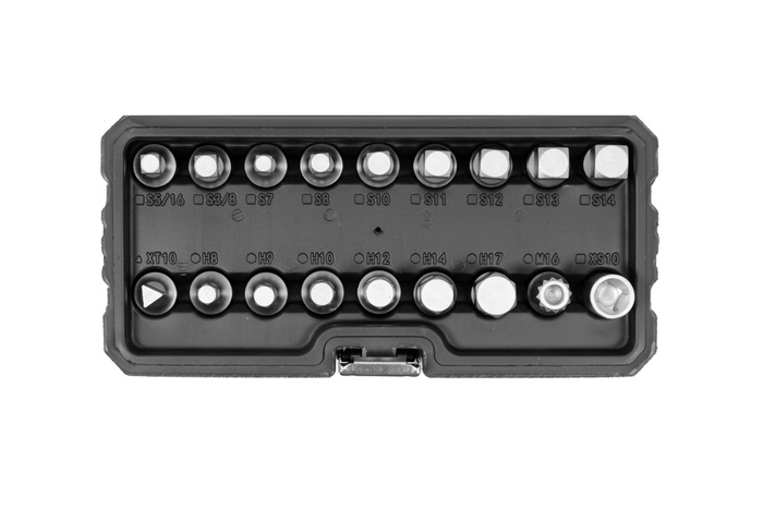 YATO YT-05991 oljepluggnøkkelsett 18 piper