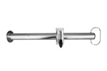 UNITRAILER faste støtter med klemmer, ringer og et sett med skruer 60 cm for 48 mm SETT 2 stk.