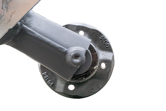 AL-KO OPTIMA ubremset aksel for tilhenger 750 kg 1260 mm 1660 mm 4x100