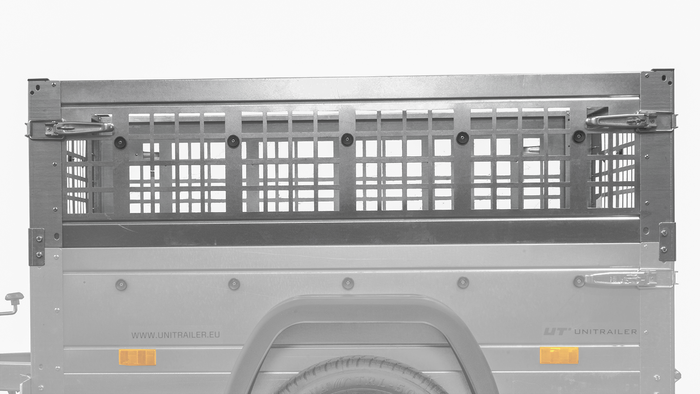 Nettingsider for UNITRAILER GARDEN TRAILER 150 KIPP tilhenger