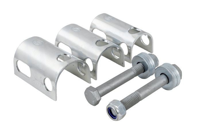 STEELPRESS BC-3000C-00-00+Z2 kulekobling for 3000 kg tilhenger med 35-50 mm rørdrag, støpejern