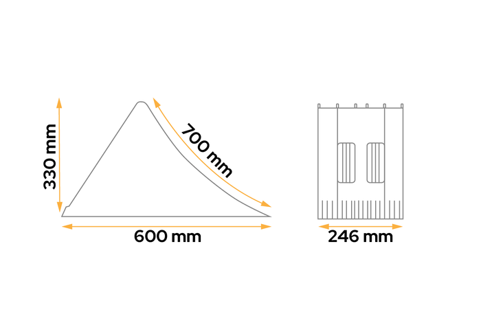 LOKHEN CROWNY 66 h hjulkloss: 330 mm for tungt utstyr