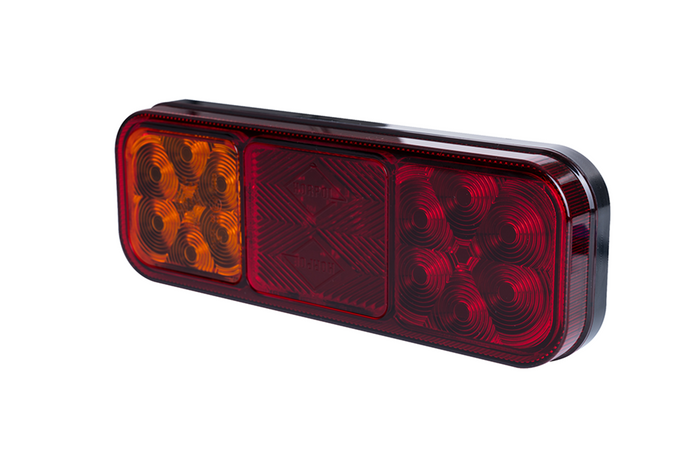 HORPOL LZD 2832 LED baklykt 3 funksjoner universal