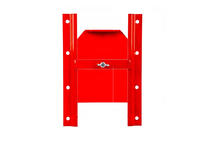 Rød kornrenne UNITRAILER-renne for landbrukstilhengere 250x355mm