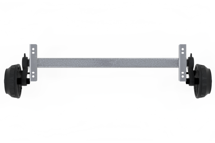 KNOTT VGB18MV bremseaksel for tilhenger / bergingsbil 1800kg 1600mm 2070mm 5x112