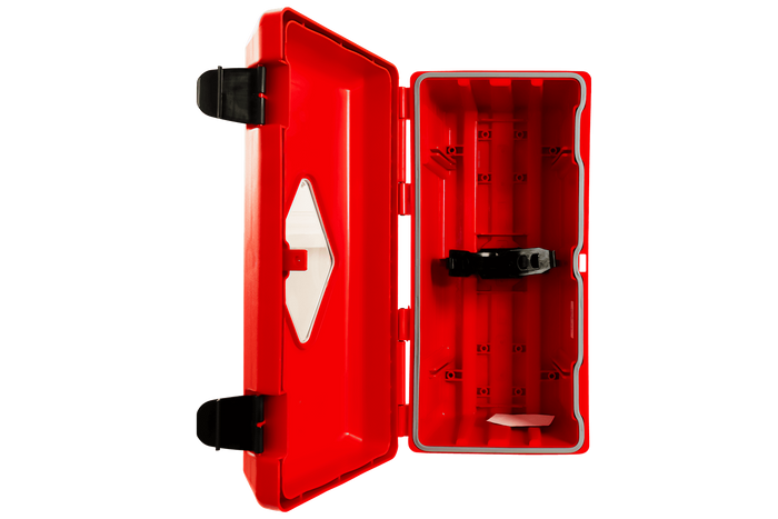 Brannslukningsboks 6kg DAKEN 82070 ADAMANT 611x310x247mm rød