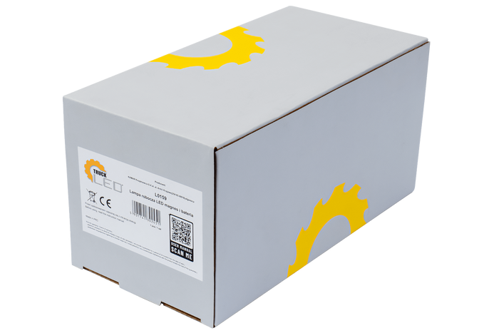 LED-arbeidslampe lastebil LED L0159 9xLED oppladbar magnet