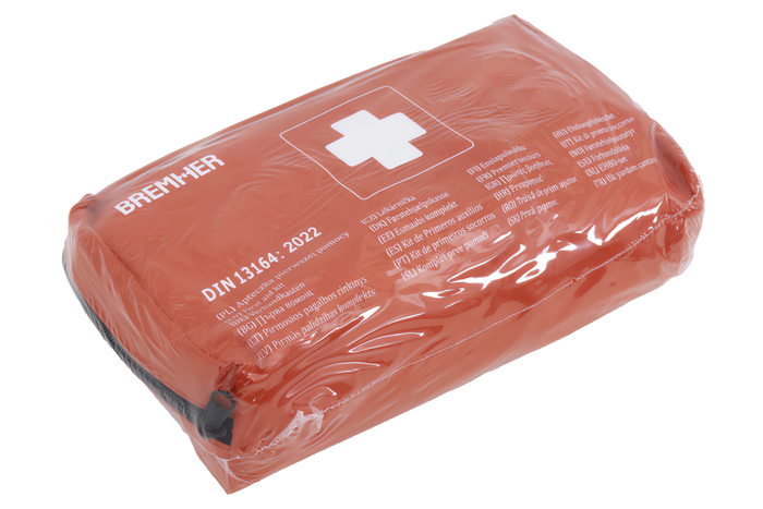 HERMON bilsett: førstehjelpssett, brannslukningsapparat, trekant, vest