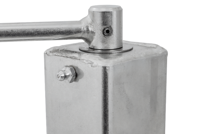 AL-KO 1863497 automatisk støttehjul med håndtak 400 kg 60 mm 775-1010 mm