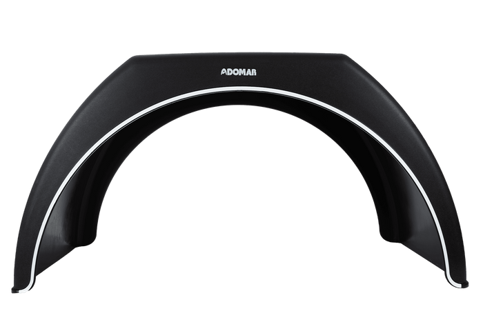 Sett med to doble skjermer for 14-16" tilhenger DOMAR DK3115 flate hjulbuer 915/450mm