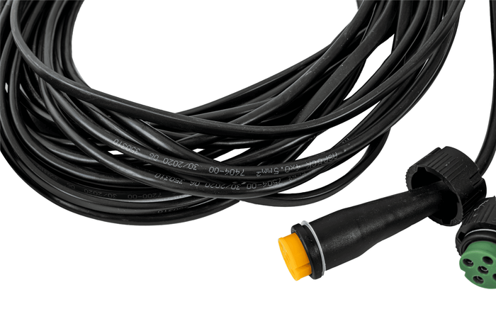 ASPÖCK elektrisk installasjon tilhenger sele 4,5 m 7-pins plugg bajonetter 2x 5-pins