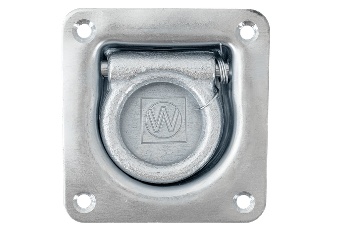 WINTERHOFF ZBF 70-2 innfelt gulvholder, tilhengerlastfeste