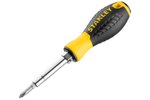 STANLEY 6-veis skrutrekker 3 bits / 6 spisser