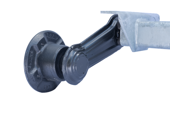 KNOTT VG7-L ubremset aksel for tilhenger 750kg 1125mm 1615mm 4x100